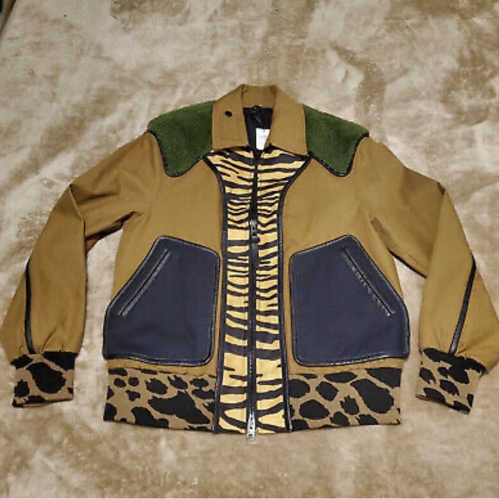 Rare Animal Print Coach Jacket - New Without Tags